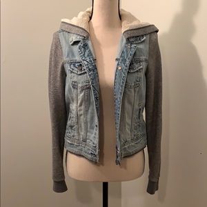 Sweatshirt jean jacket